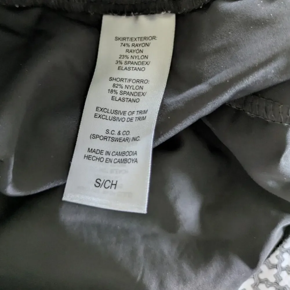 S.C. & Co Skort Womens Small Stretch A-Line Tummy‎ Control Athletic Tennis Golf - Picture 8 of 10